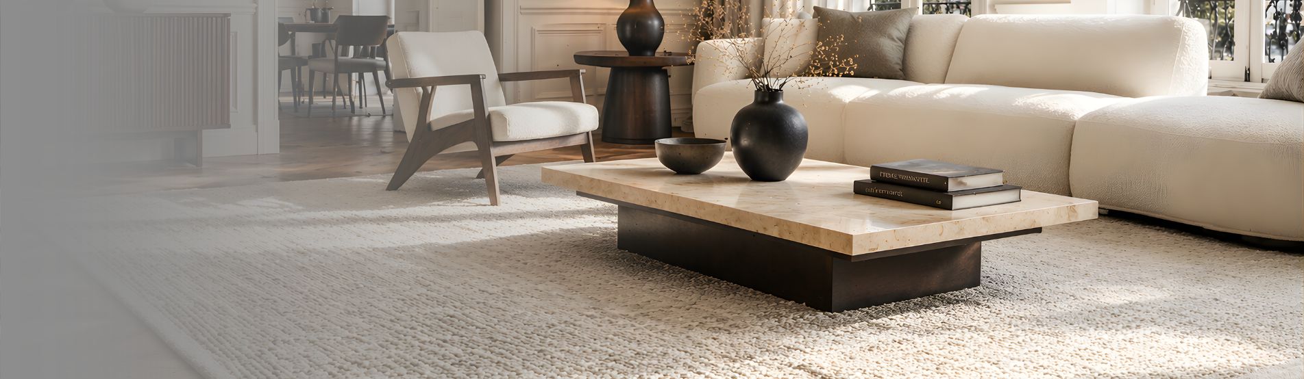 Tapis sur mesure salon